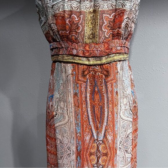 Halter paisley print maxi dress - Picture 4 of 15